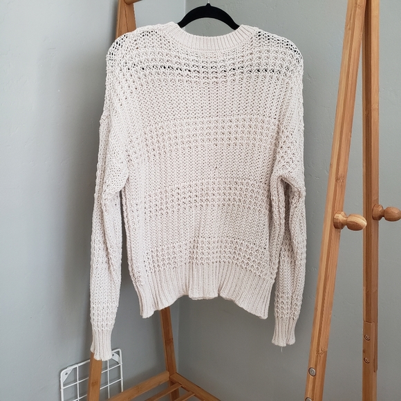 LA Hearts Cream Knit Sweater - Picture 6 of 6